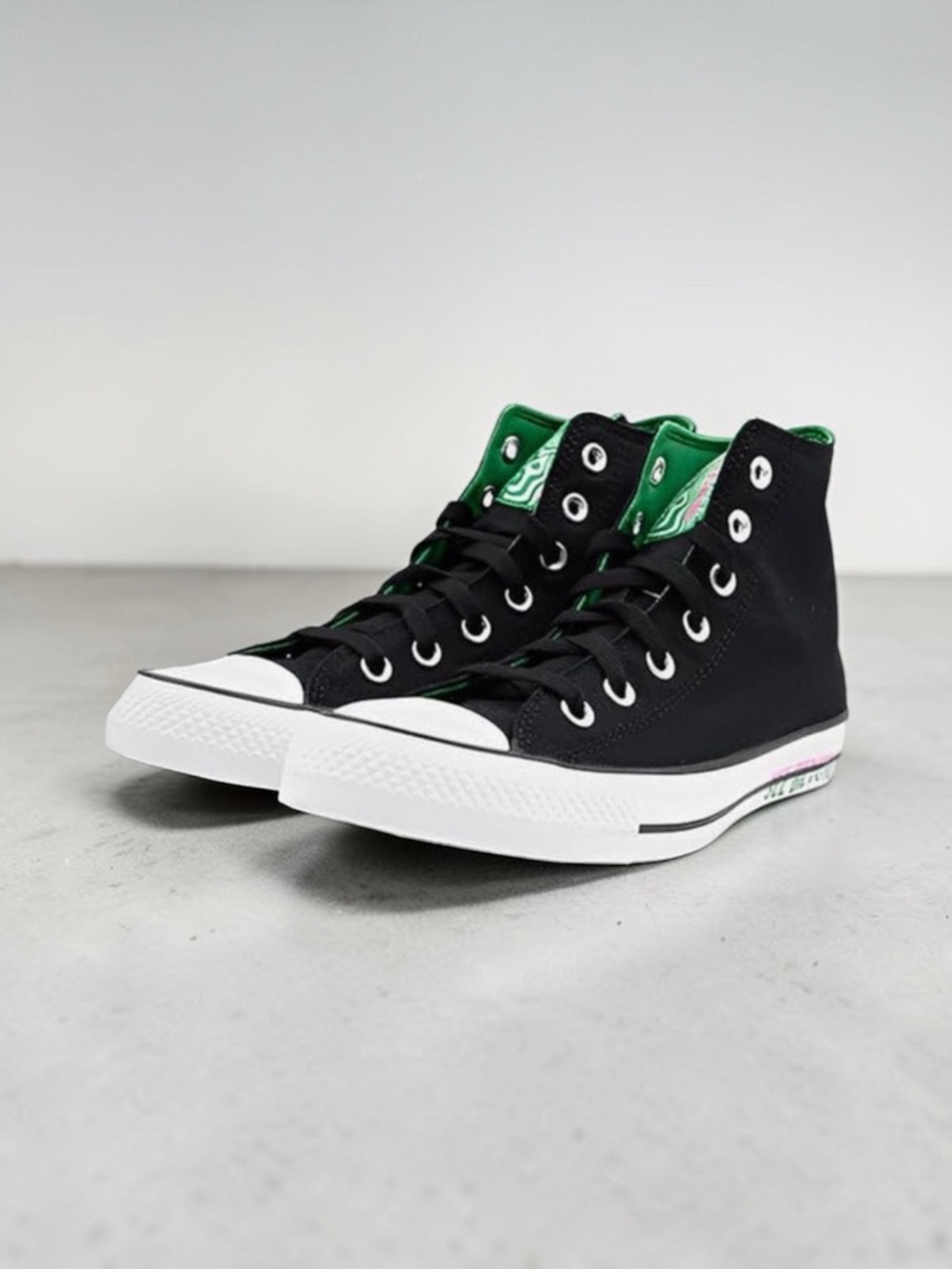 Converse Chuck Taylor All Star Hi Top "See Beyond" Black Sneakers Unisex